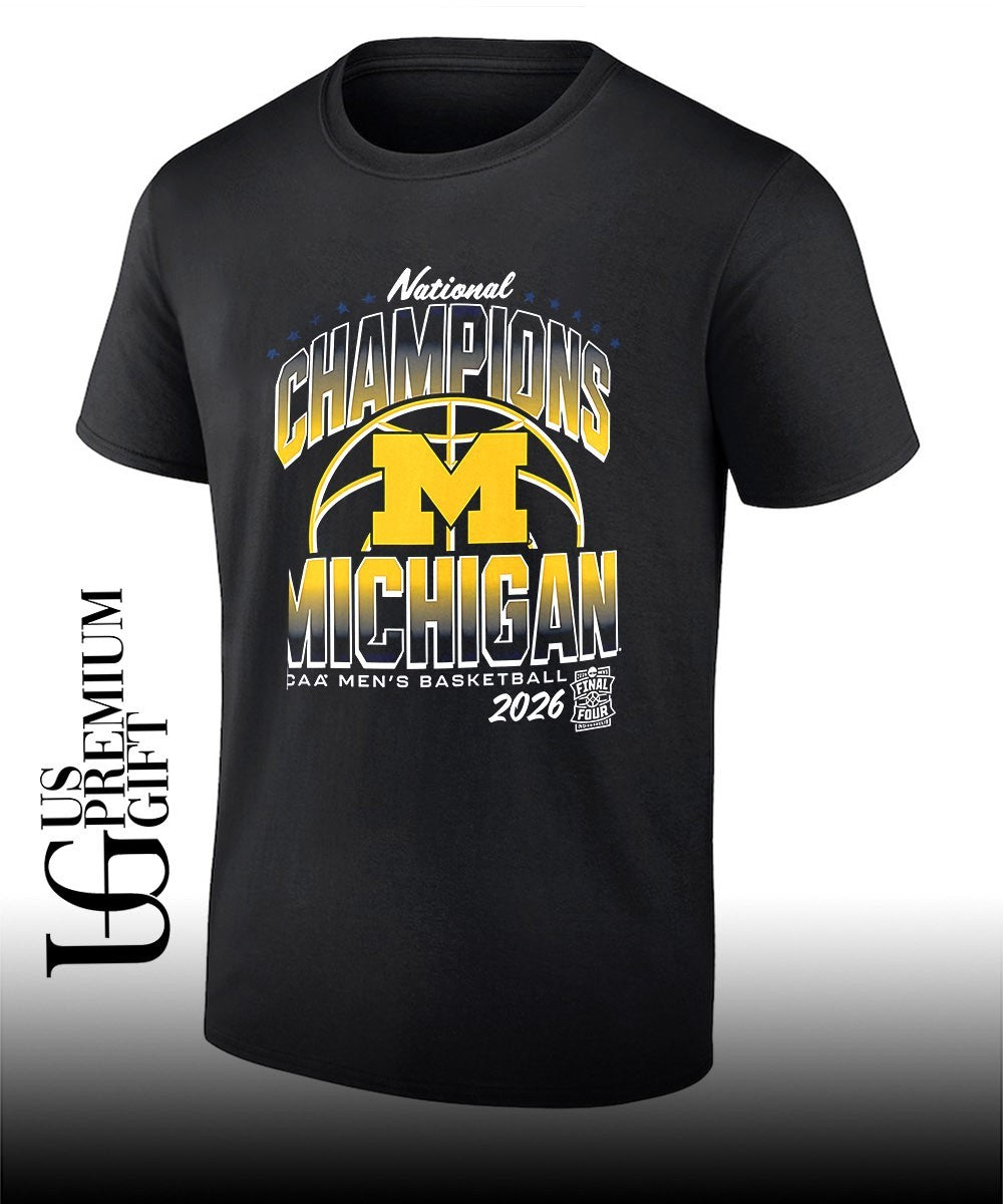 National Champions Michigan Wolverines 2026 Men’s Basketball Final Four shirt