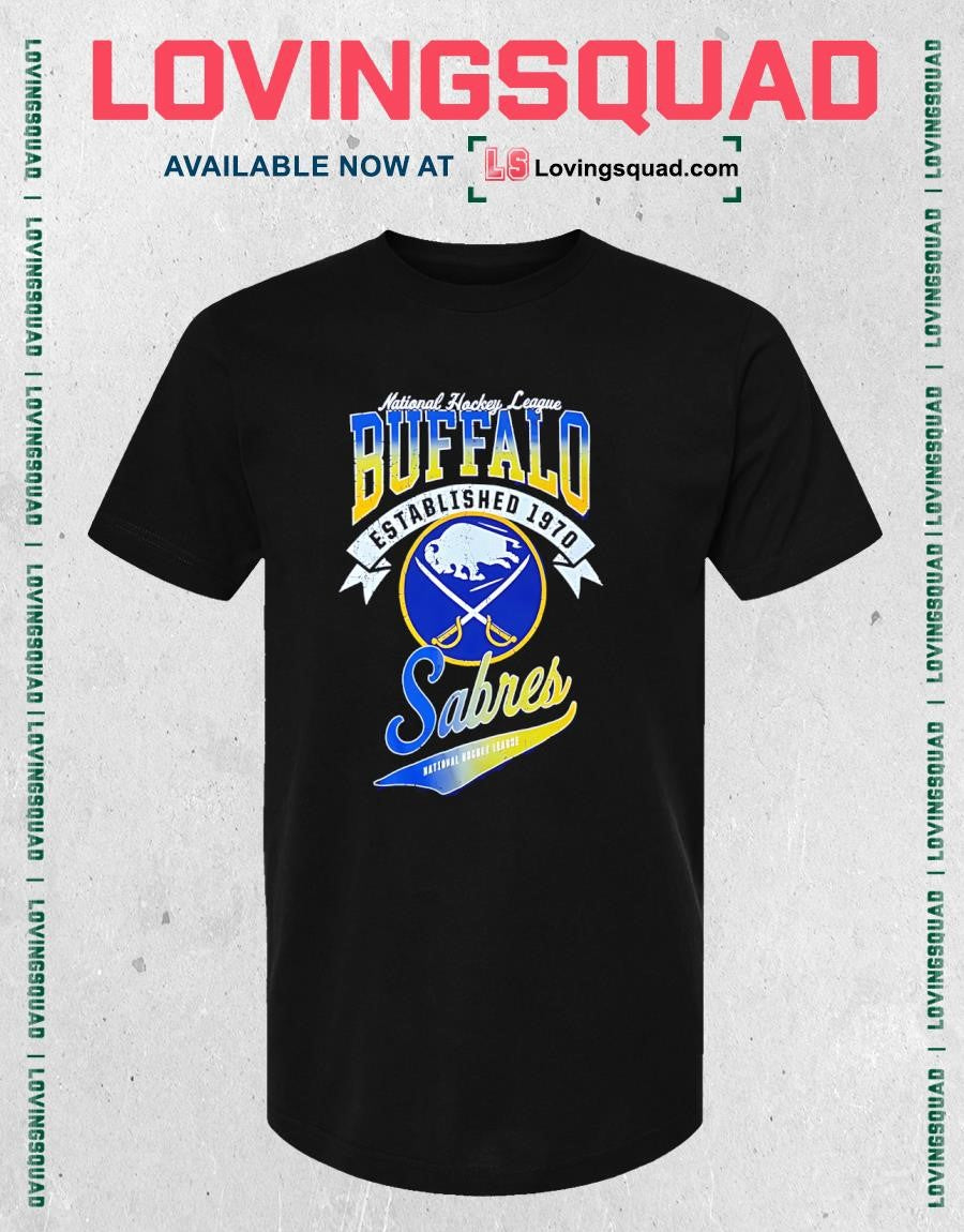 National Hockey League Buffalo Sabres established 1970 shirt