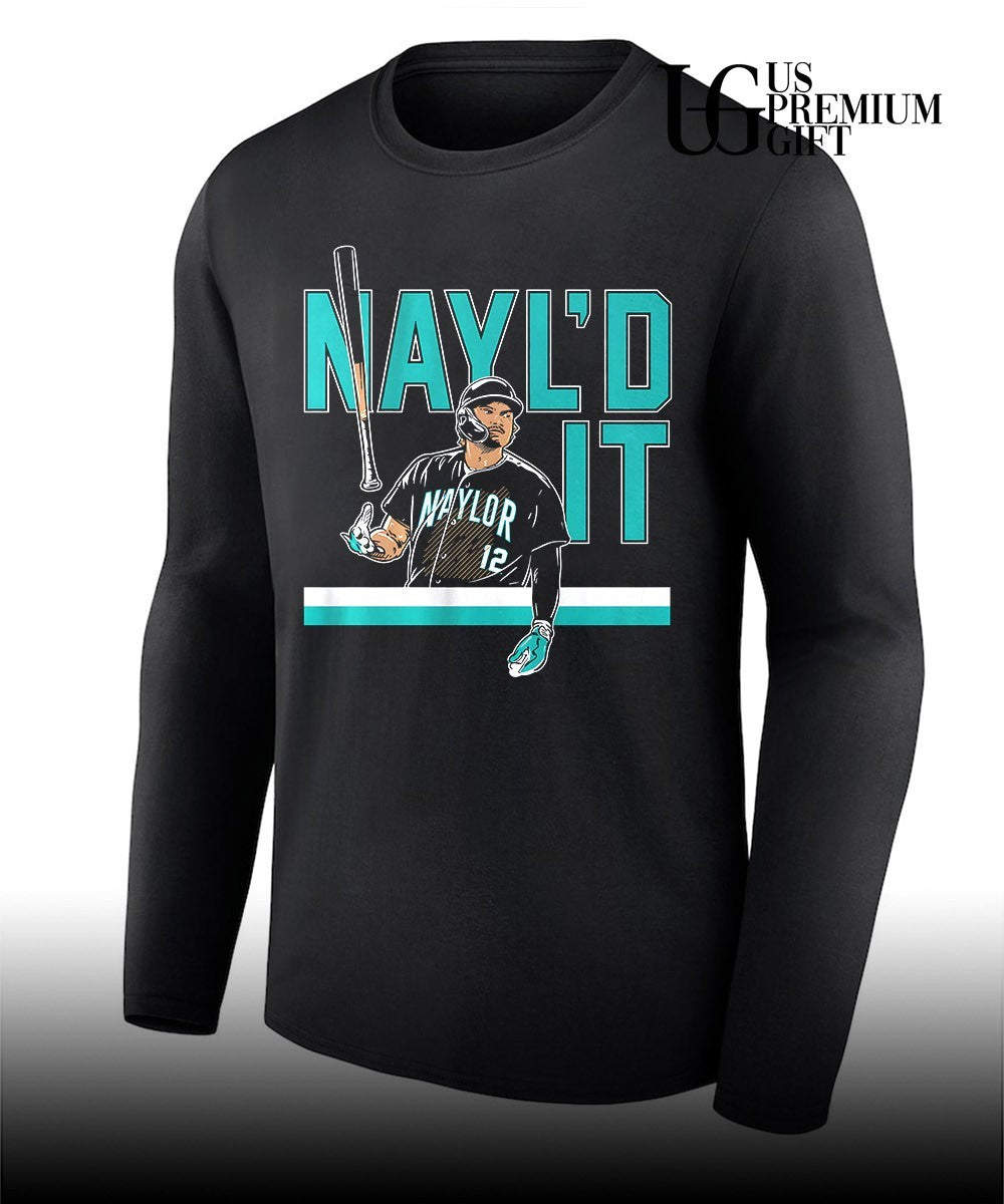 Nayl’d It Bat Flip Josh Naylor Seattle Mariners baseball signature shirt