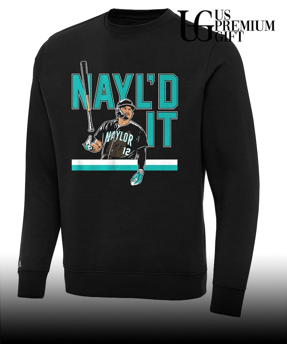 Nayl’d It Bat Flip Josh Naylor Seattle Mariners baseball signature shirt