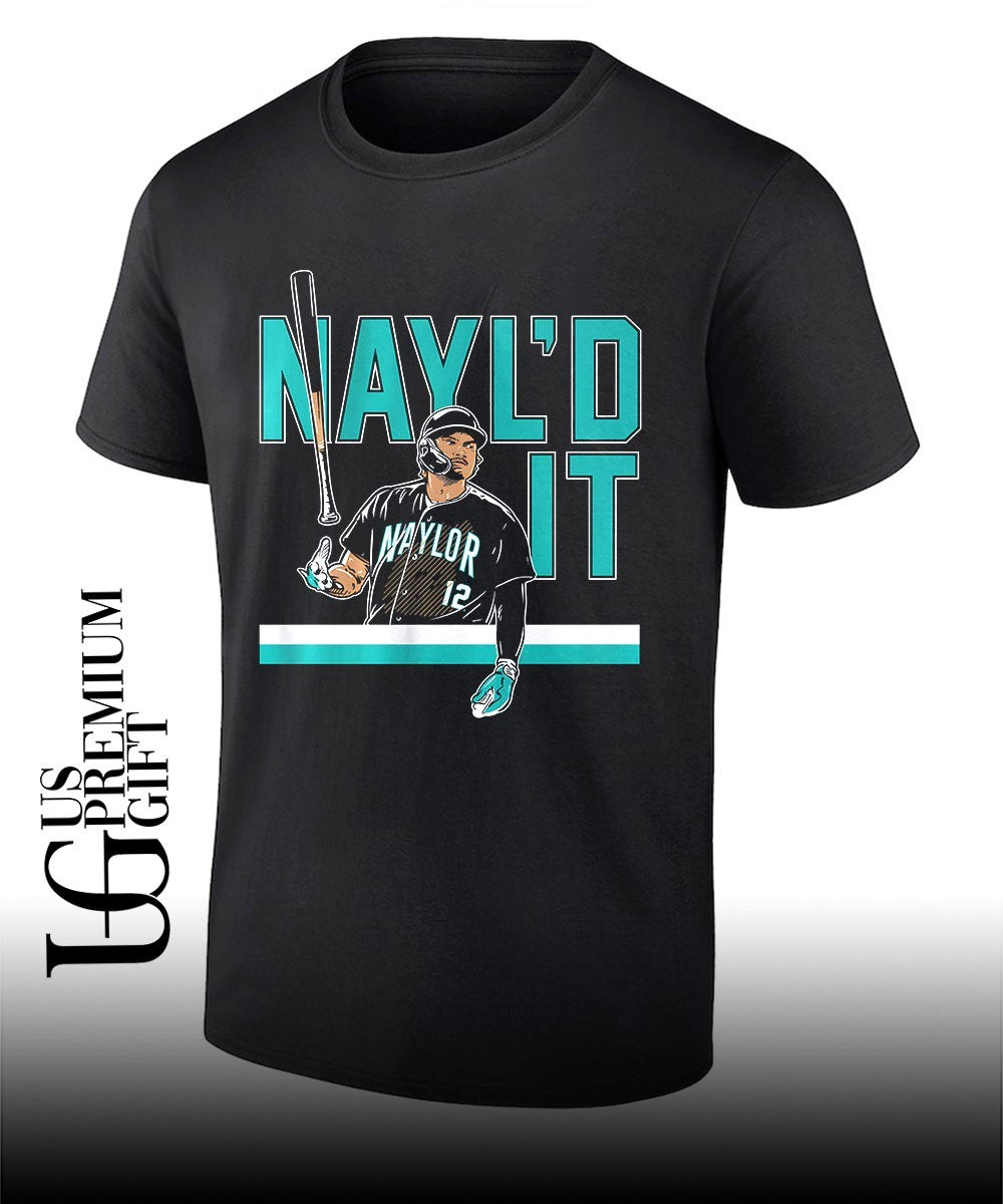 Nayl’d It Bat Flip Josh Naylor Seattle Mariners baseball signature shirt