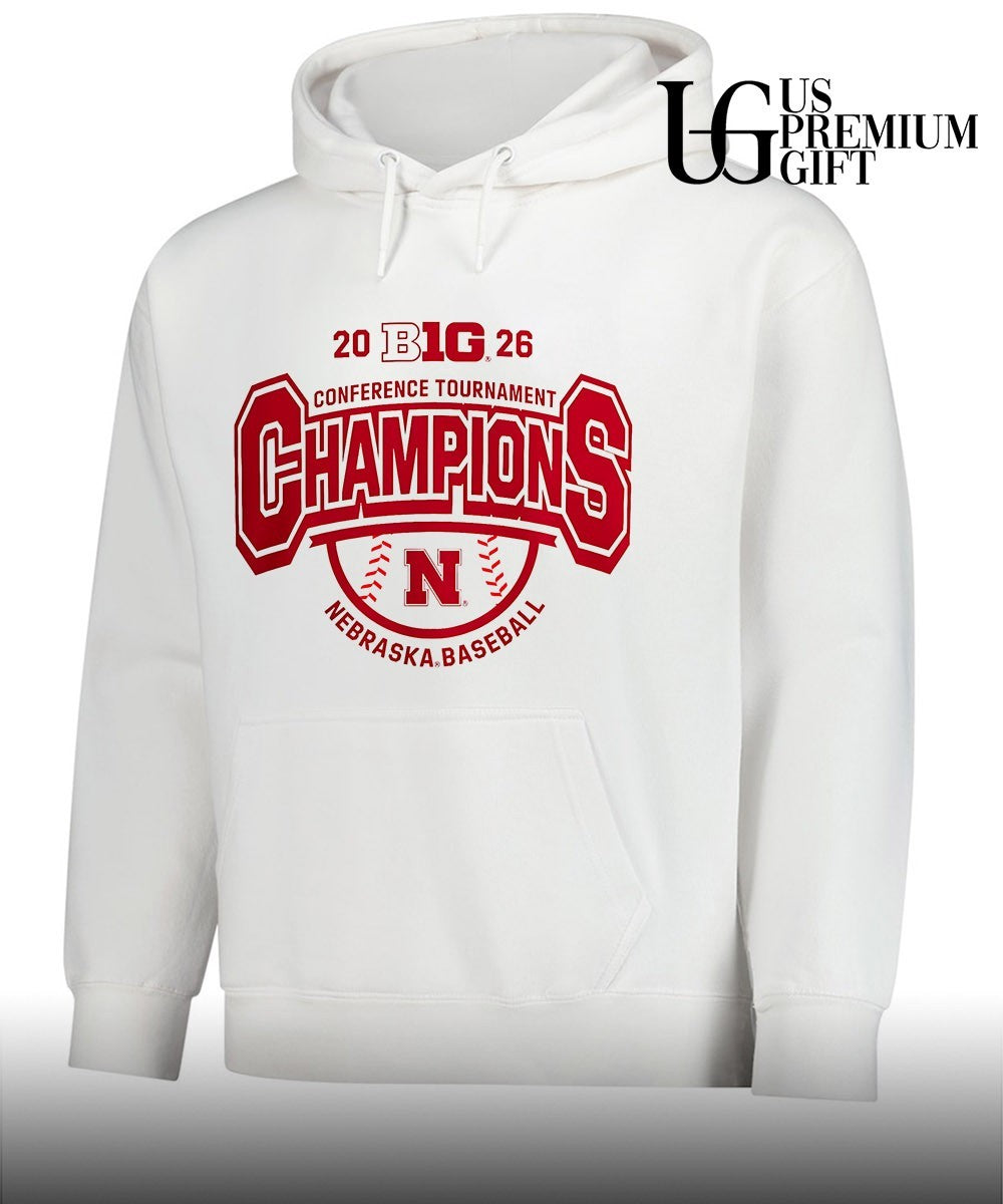 Nebraska Cornhuskers Baseball 2026 Big Ten Conference Tournament Champions shirt