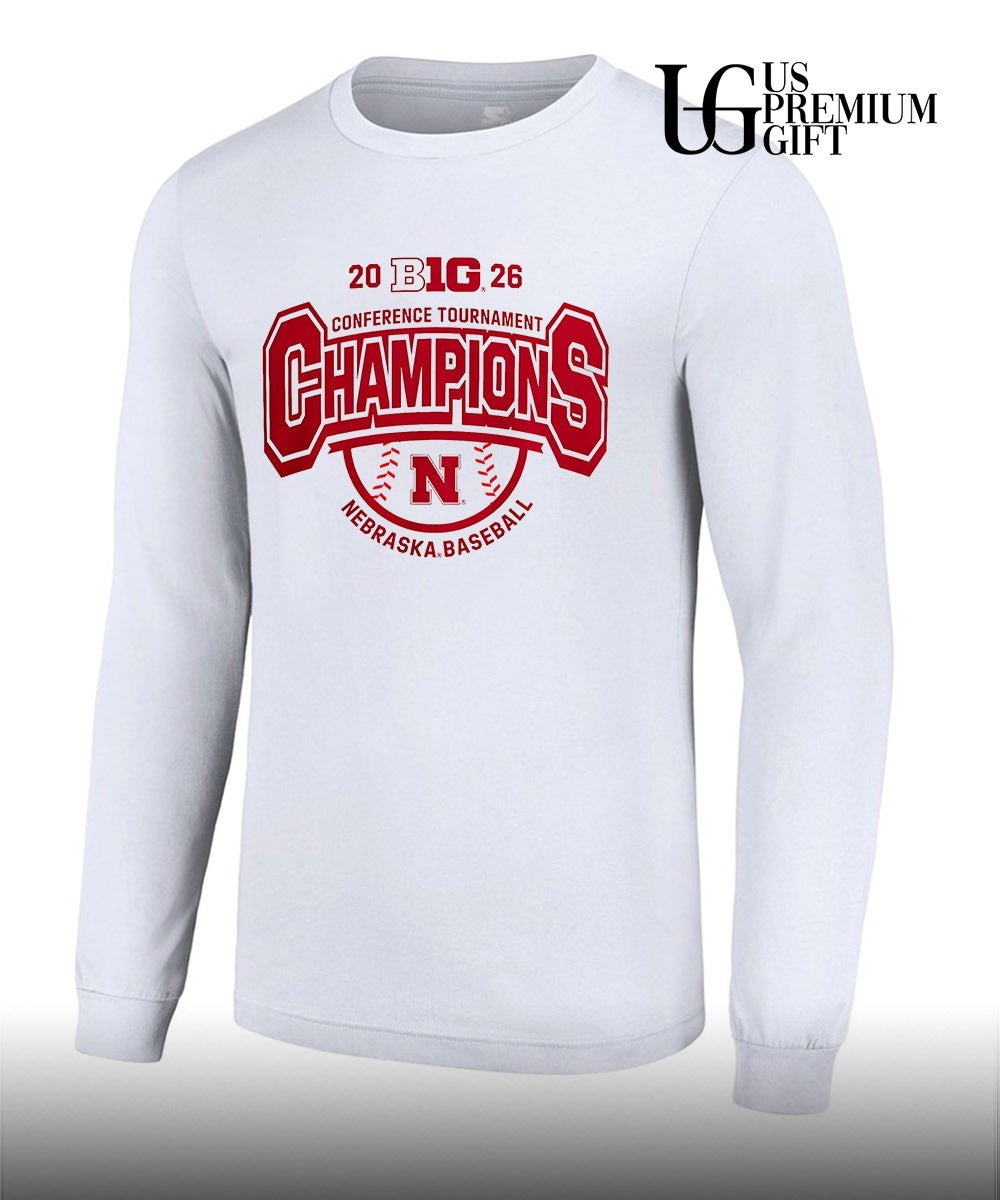 Nebraska Cornhuskers Baseball 2026 Big Ten Conference Tournament Champions shirt