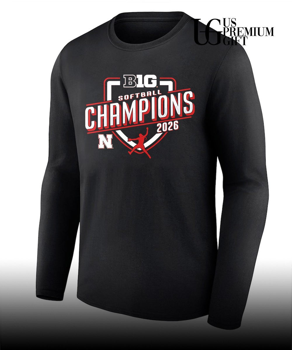 Nebraska Cornhuskers Big Ten Regular Season Champions Locker Room 2026 shirt