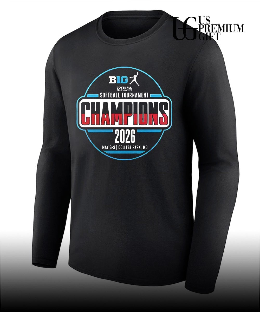 Nebraska Cornhuskers Softball 26 Big Ten Tournament Champions shirt