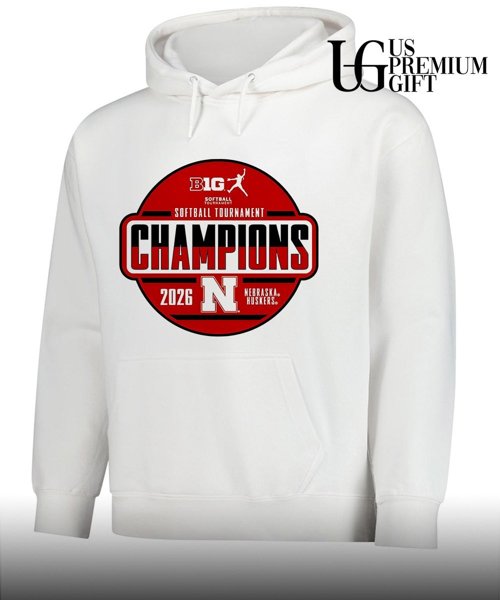 Nebraska Huskers 2026 Big Ten Softball Tournament Champions Locker Room shirt