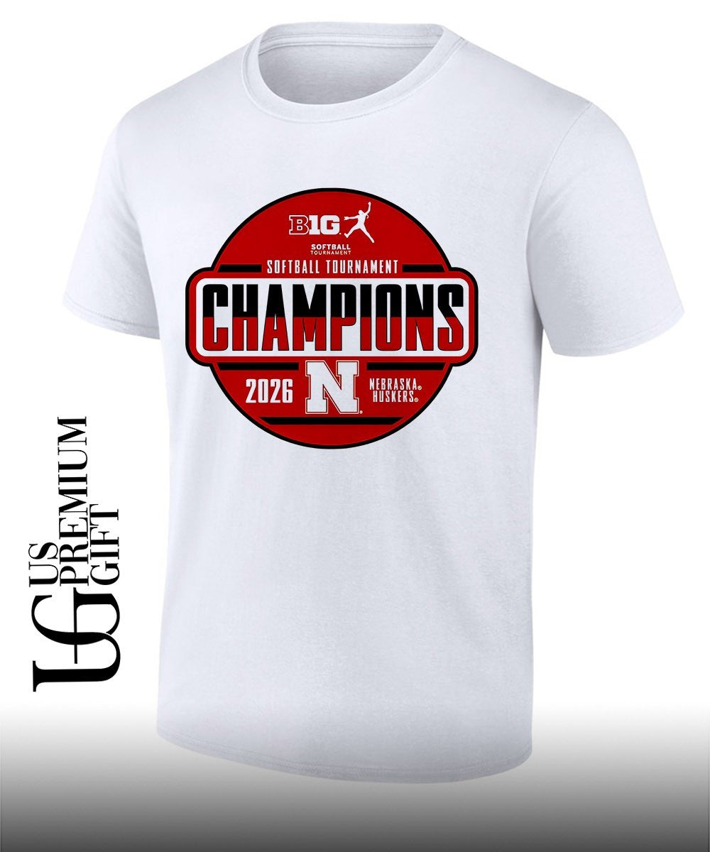 Nebraska Huskers 2026 Big Ten Softball Tournament Champions Locker Room shirt