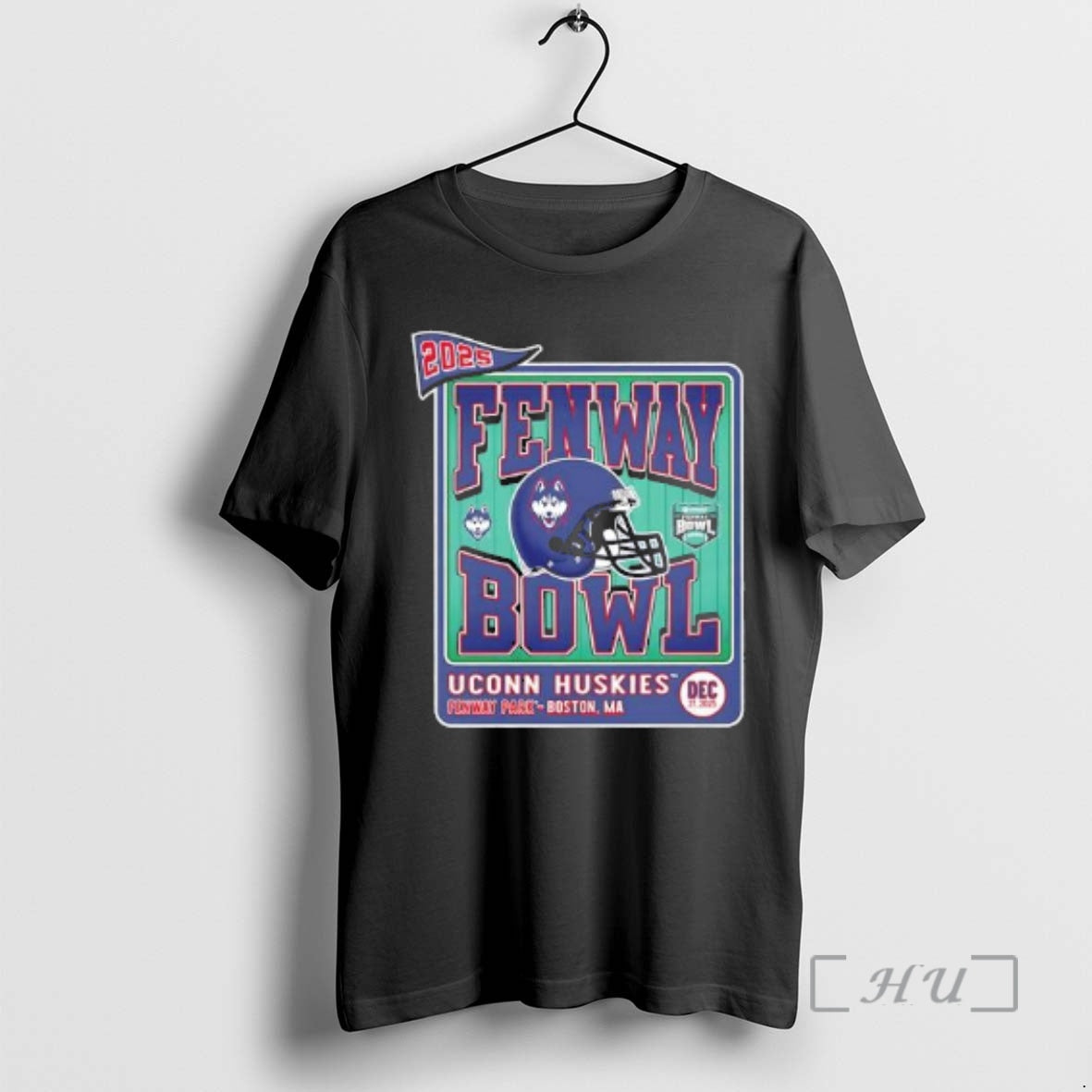 New 2025 Fenway Bowl Uconn Huskies Helmet T-Shirts, Hoodie, Sweatshirt | PopFlextees.com