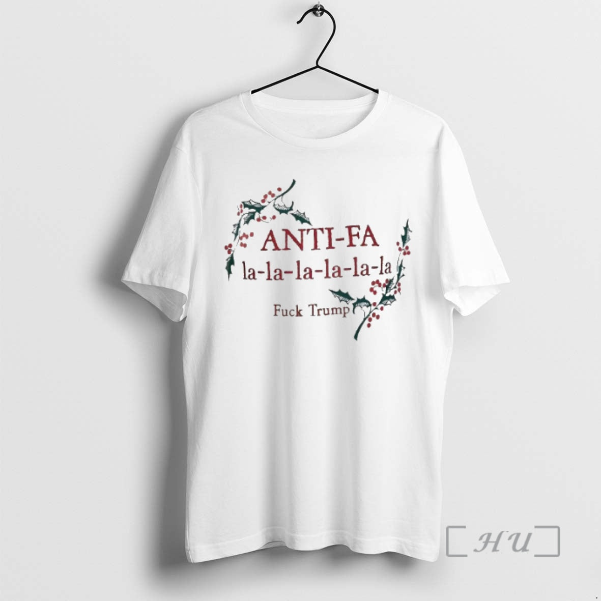 New Anti Fa La La La La La La Fuck Trump Christmas Season Premium T-Shirts, Hoodie, Sweatshirt | PopFlextees.com