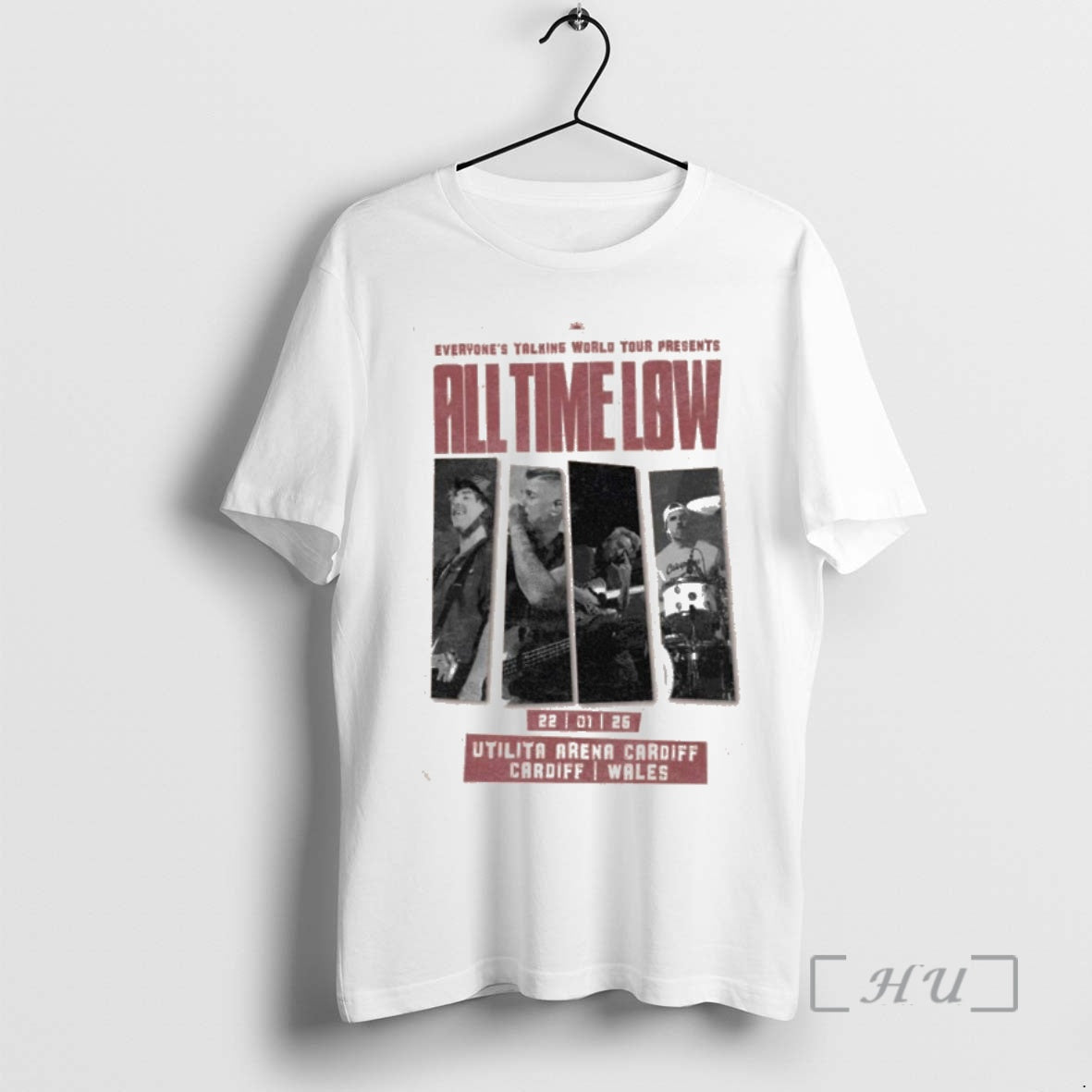 New All Time Low Jan 22 2026 Cardiff Wales T-Shirts, Hoodie, Sweatshirt | PopFlextees.com