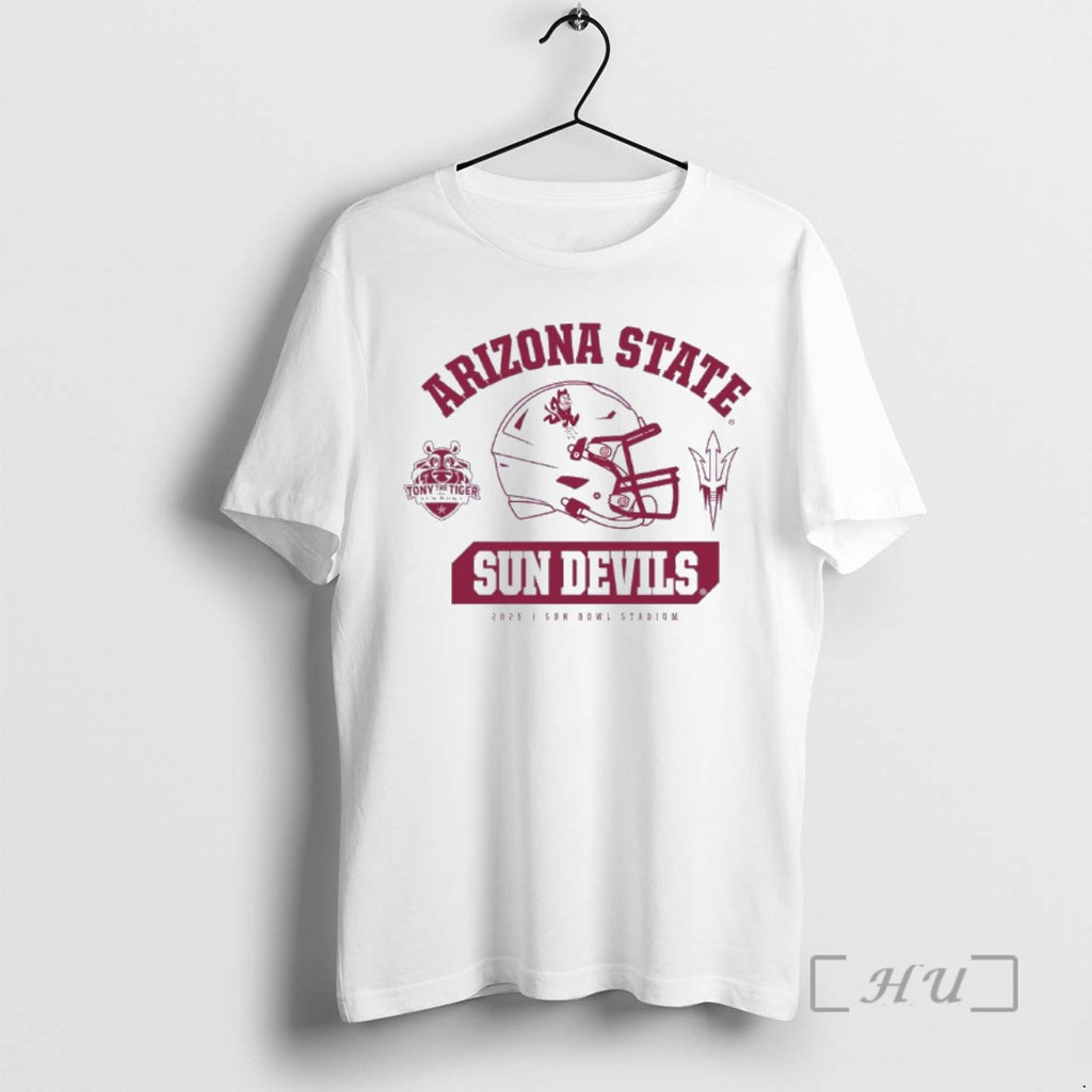 New Arizona State Sun Devils 2025 Sun Bowl Helmet T-Shirts, Hoodie, Sweatshirt | PopFlextees.com