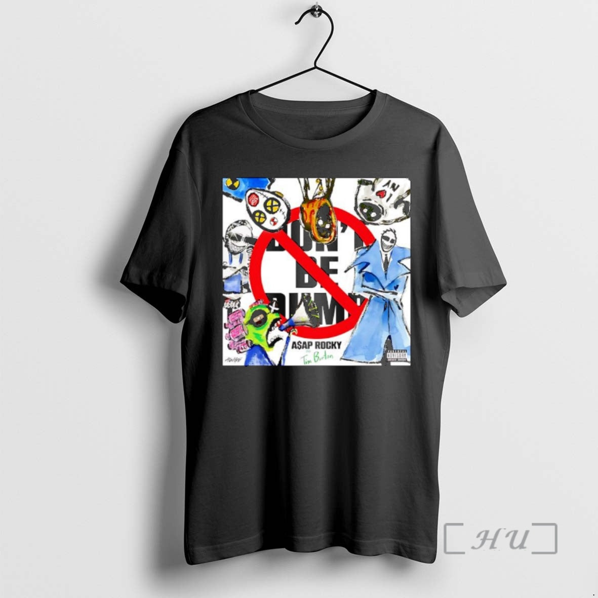 New Asap Rocky Dont Be Dumb Cover Ornaments T-Shirts, Hoodie, Sweatshirt | PopFlextees.com