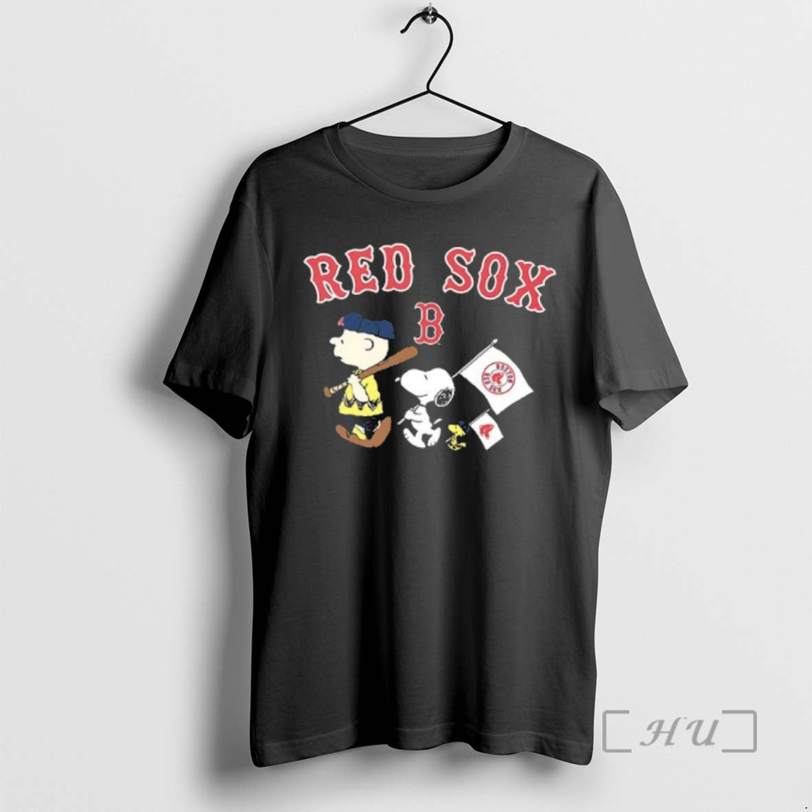 New Boston Red Sox X Peanuts Flag 2 Sided T-Shirts, Hoodie, Sweatshirt | PopFlextees.com