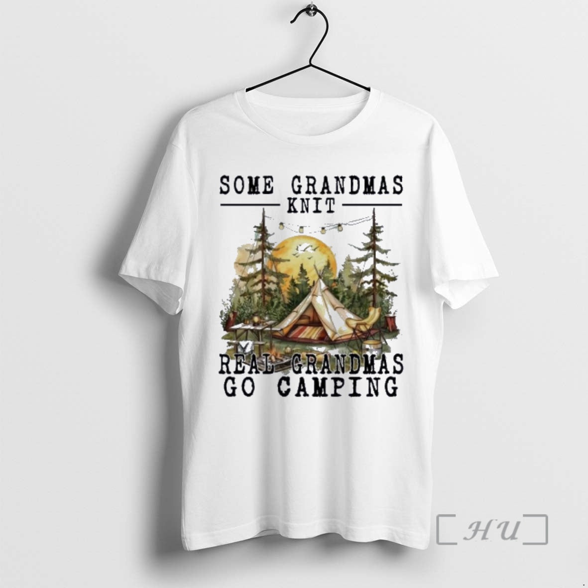 New Camping Some Grandmas Knit Real Grandmas T-Shirts, Hoodie, Sweatshirt | PopFlextees.com