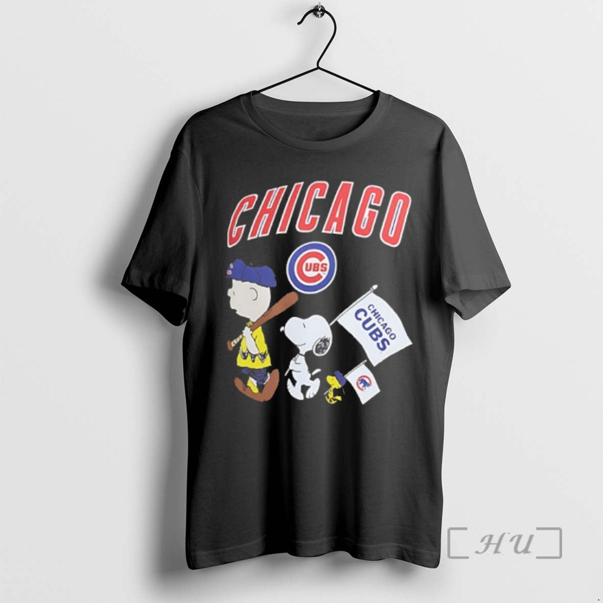 New Chicago Cubs X Peanuts Flag 2 Sided T-Shirts, Hoodie, Sweatshirt | PopFlextees.com