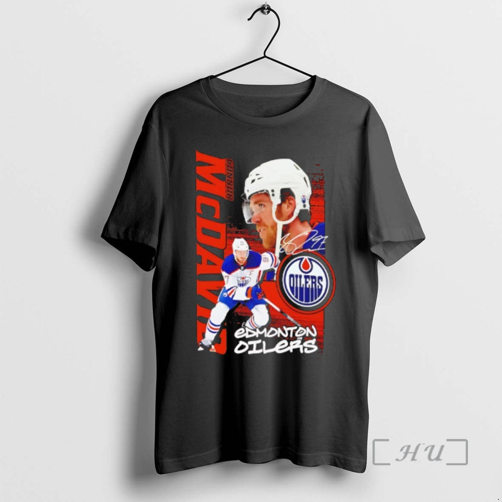 New Connor Mcdavid Edmonton Oilers Playmaker Autographed T-Shirts, Hoodie, Sweatshirt | PopFlextees.com