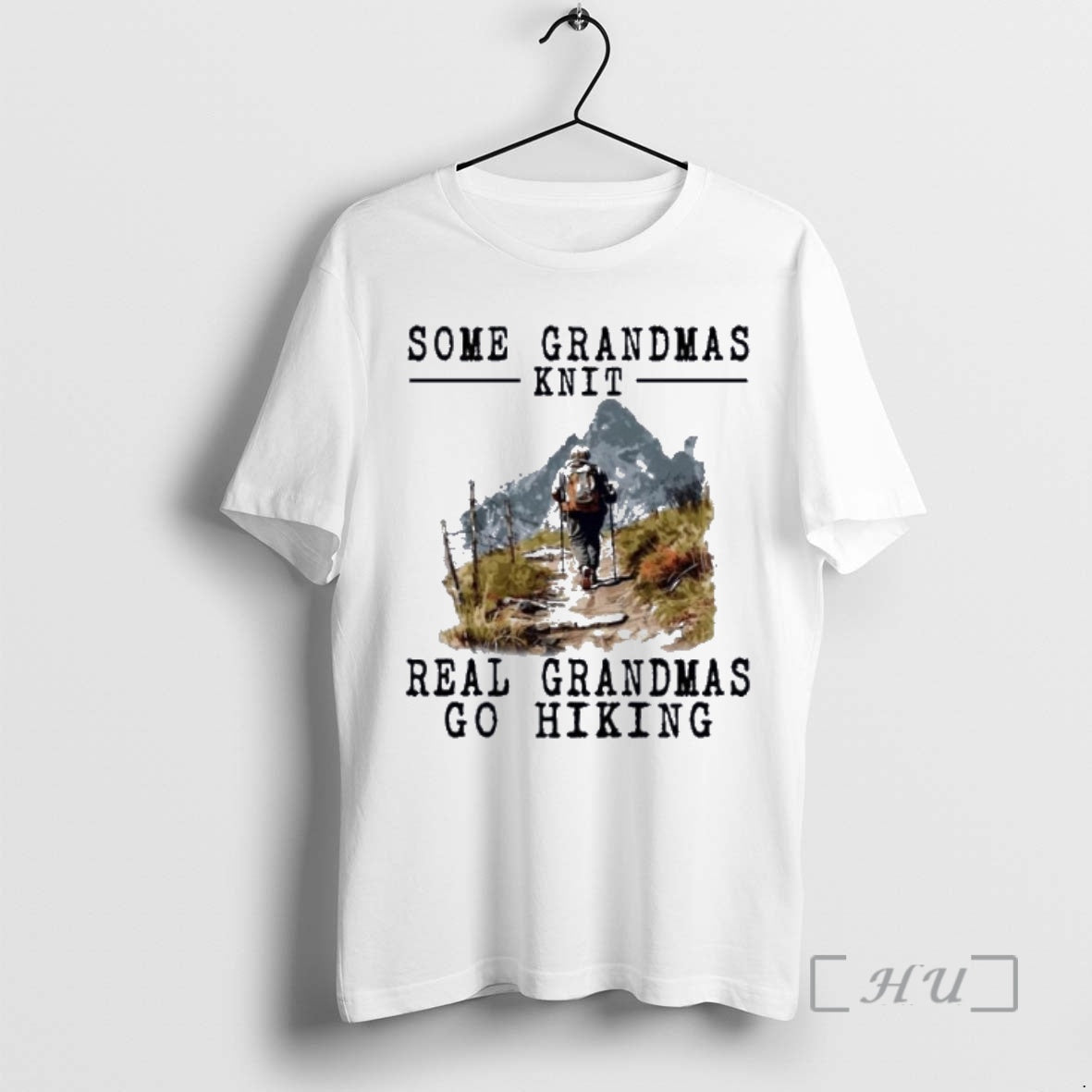 New Hiking Some Grandmas Knit Real Grandmas T-Shirts, Hoodie, Sweatshirt | PopFlextees.com