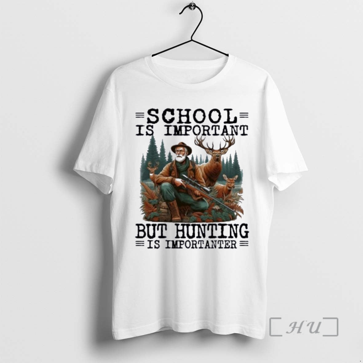 New Hunting School Is Important T-Shirts, Hoodie, Sweatshirt | PopFlextees.com