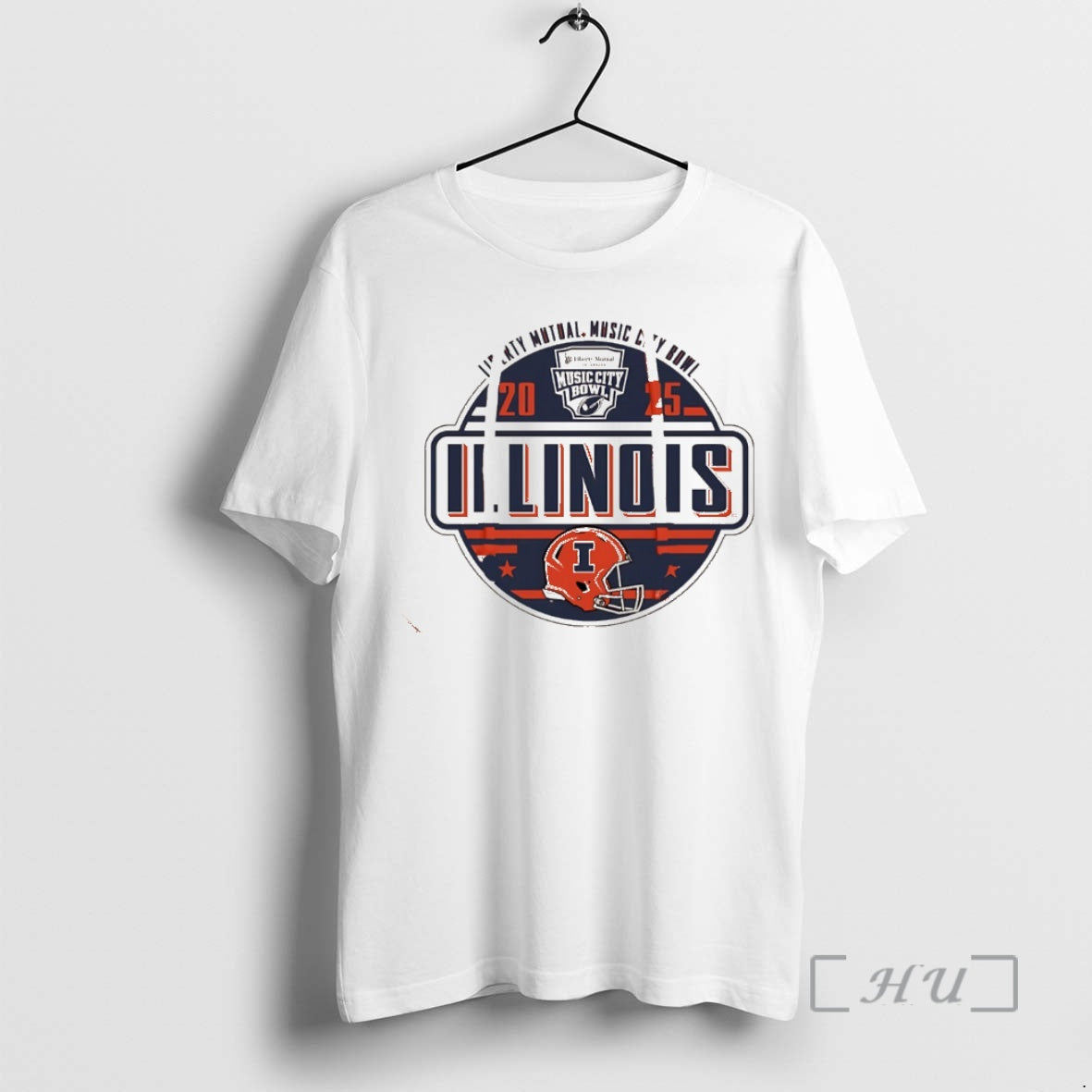 New Illinois Football 2025 Music City Bowl Logo Christmas T-Shirts, Hoodie, Sweatshirt | PopFlextees.com