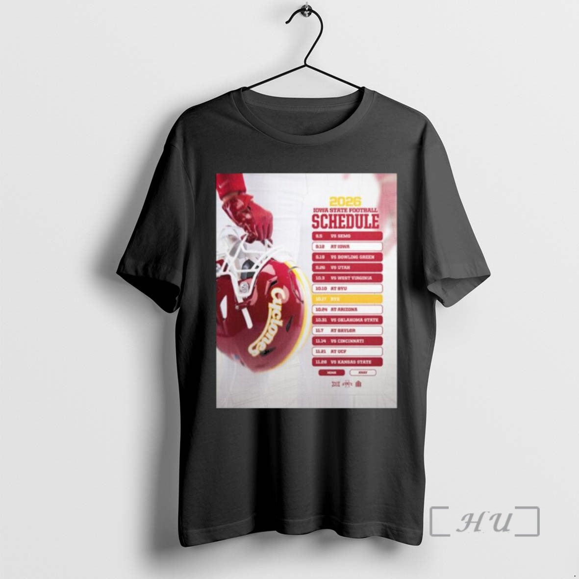 New Iowa State Football Ncaa Schedule Season 2026 T-Shirts, Hoodie, Sweatshirt | PopFlextees.com