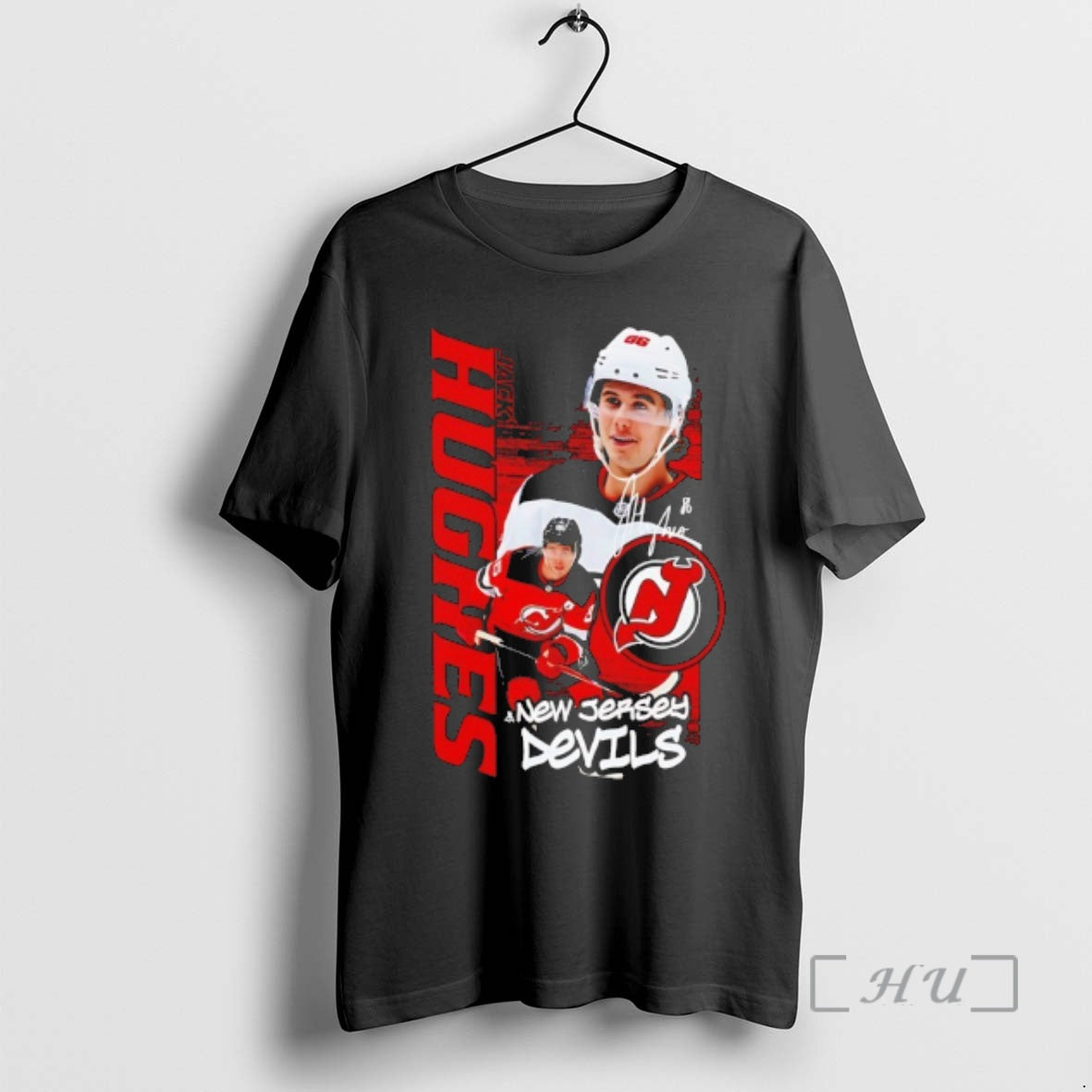 New Jack Hughes New Jersey Devils Hockey Playmaker Autographed T-Shirts, Hoodie, Sweatshirt | PopFlextees.com