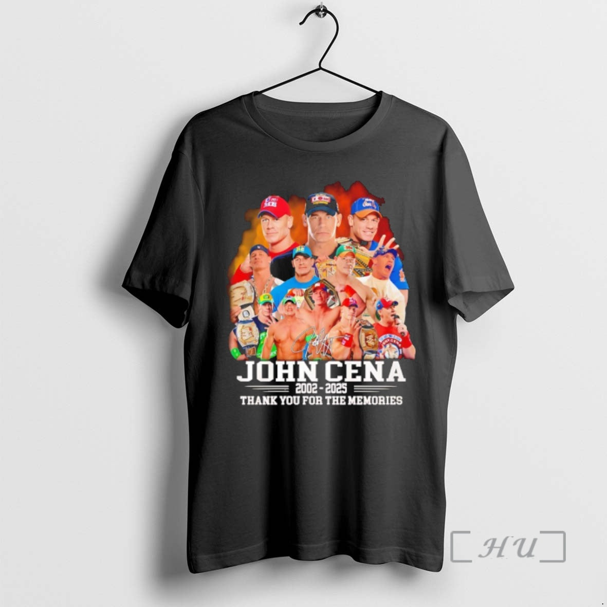 New John Cena 2002 2025 Thank You For The Memories Signature Premium T Shirts Sweater Hoodie, Sweatshirt | PopFlextees.com