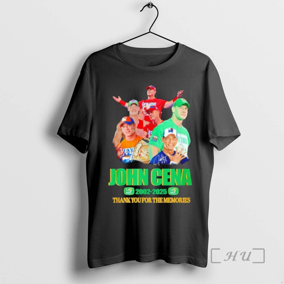 New John Cena 23 Years 2002 2025 Thank You For The Memories Signature Premium T-Shirts, Hoodie, Sweatshirt | PopFlextees.com