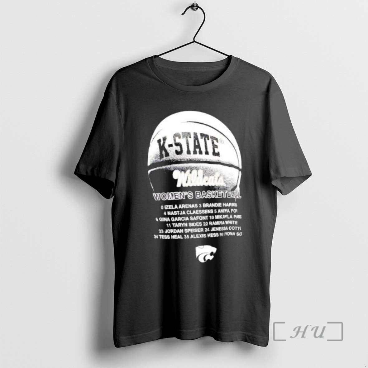 New K State Wildcats Womens Basketball Players Listed Name T-Shirts, Hoodie, Sweatshirt | PopFlextees.com