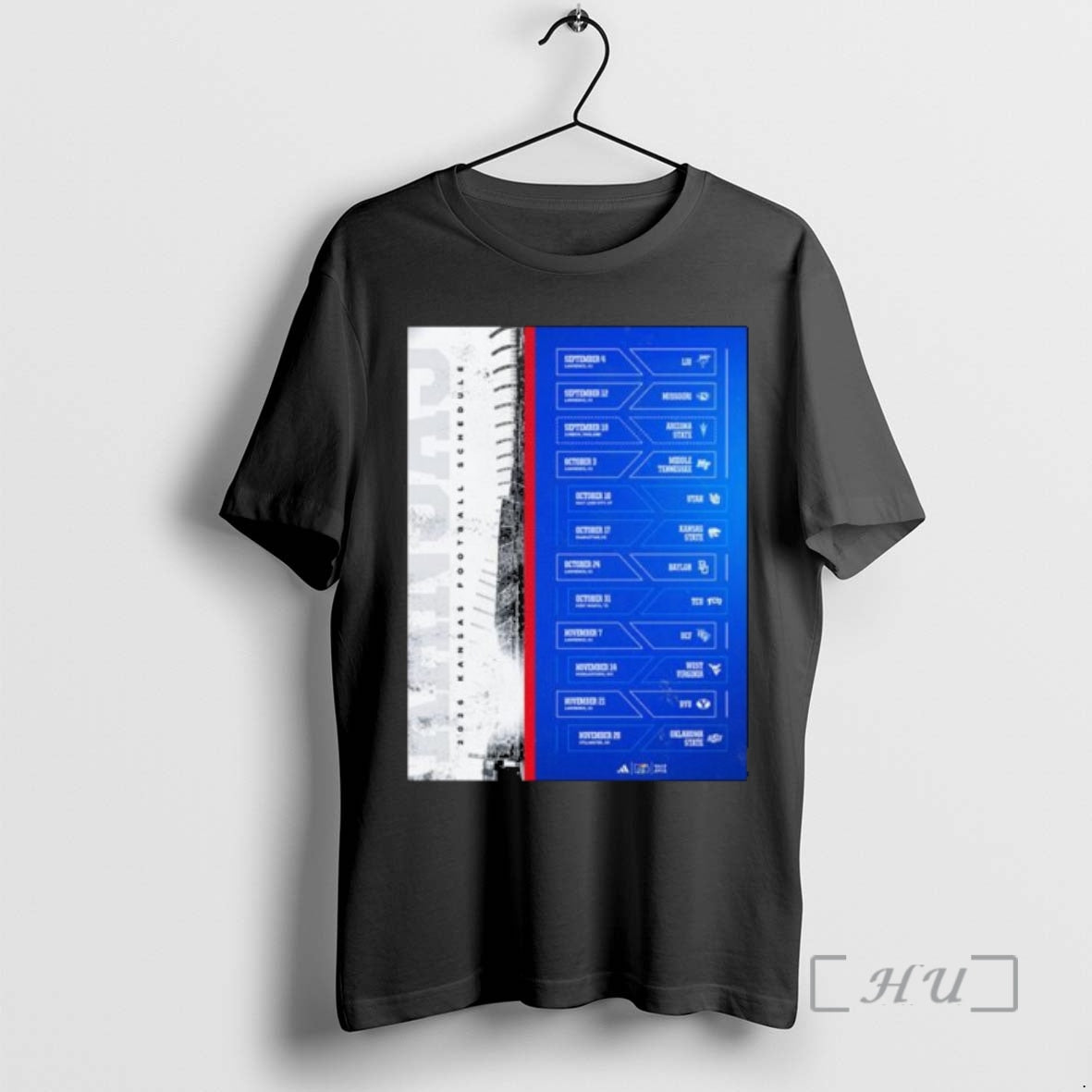 New Kansas Jayhawks Football Football Ncaa Schedule Season 2026 T-Shirts, Hoodie, Sweatshirt | PopFlextees.com
