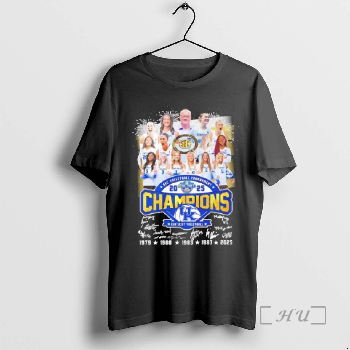 New Kentucky Wildcats 2025 Sec Volleyball Tournament Champions Signature T-Shirts, Hoodie, Sweatshirt | PopFlextees.com