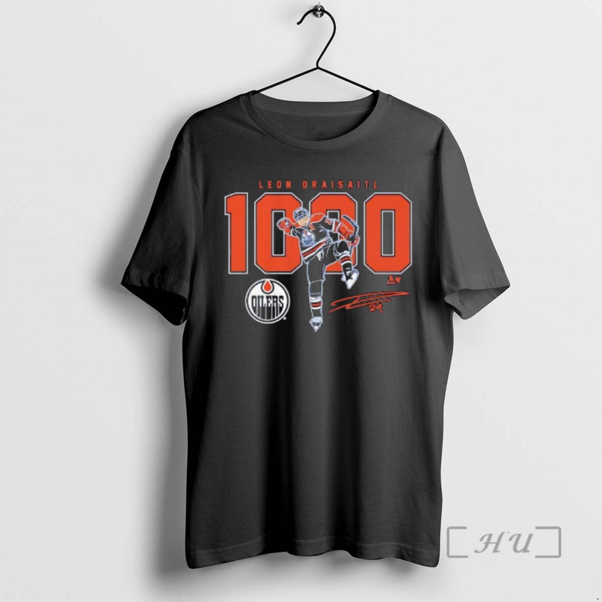 New Leon Draisaitl Edmonton Oilers 1000 Career Nhl Points Signature T-Shirts, Hoodie, Sweatshirt | PopFlextees.com