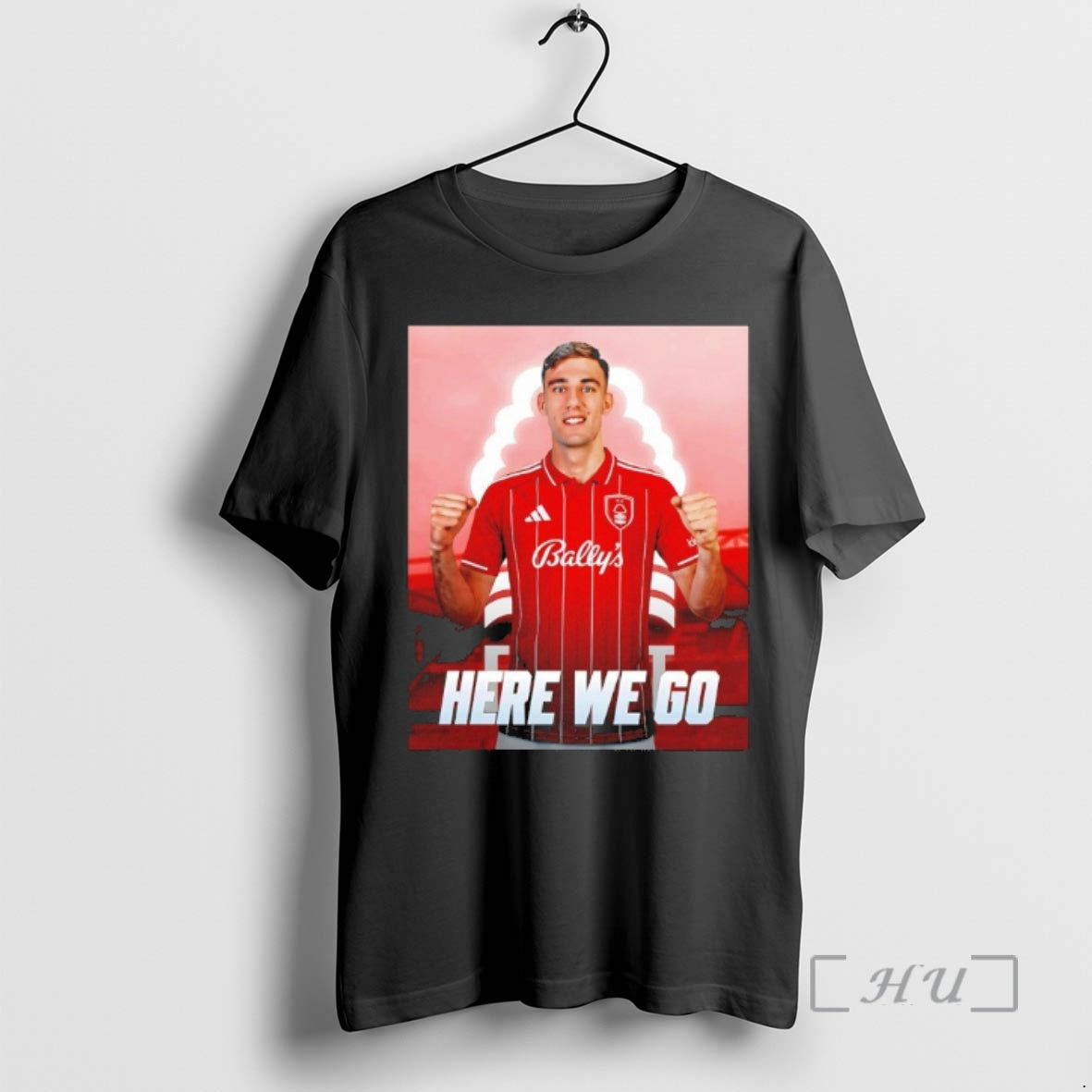 New Lorenzo Lucca To Nottingham Forest Here We Go T-Shirts, Hoodie, Sweatshirt | PopFlextees.com