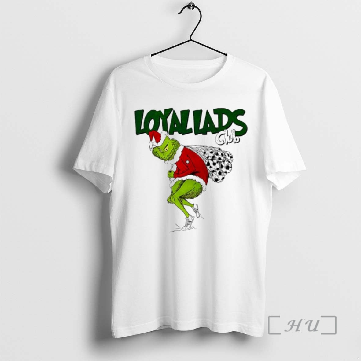 New Loyal Lads Club Grinch Carrying Soccer Balls T-Shirts, Hoodie, Sweatshirt | PopFlextees.com