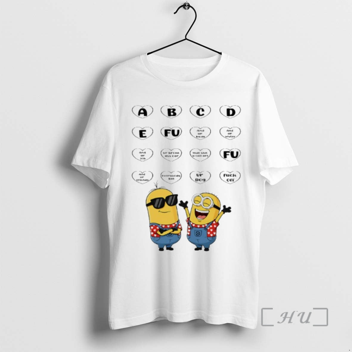 New Minion Abcde Fu And Ur Mom And Ur Sister And Ur Job Ur Broke T-Shirts, Hoodie, Sweatshirt | PopFlextees.com