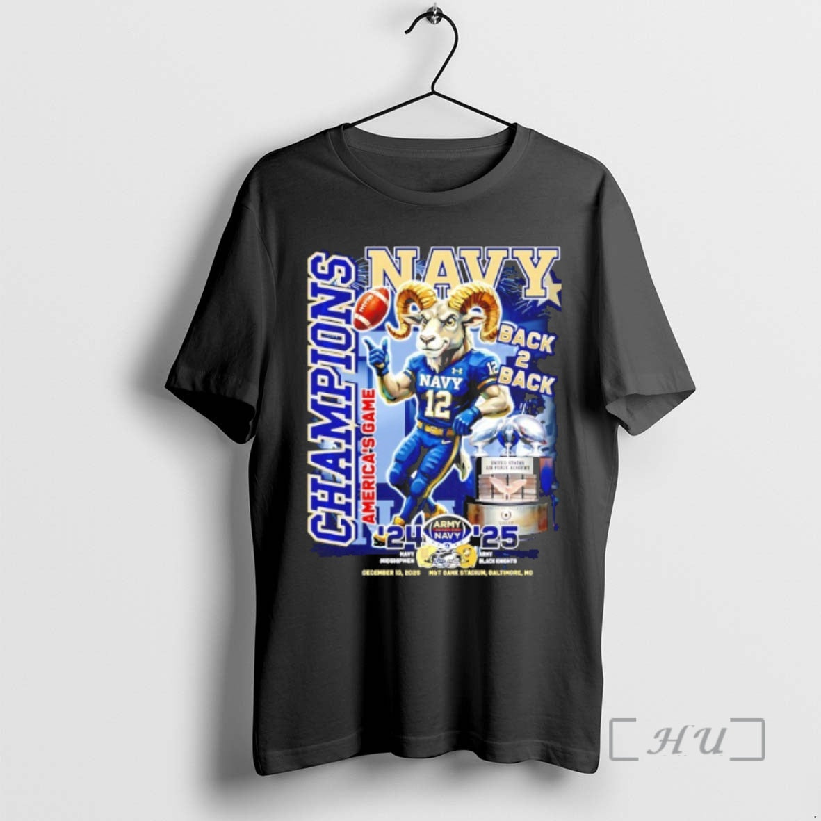 New Navy Midshipmen 2025 Americas Game Champions Back To Back 24 25 Premium T Shirts Hoodie, Sweatshirt | PopFlextees.com