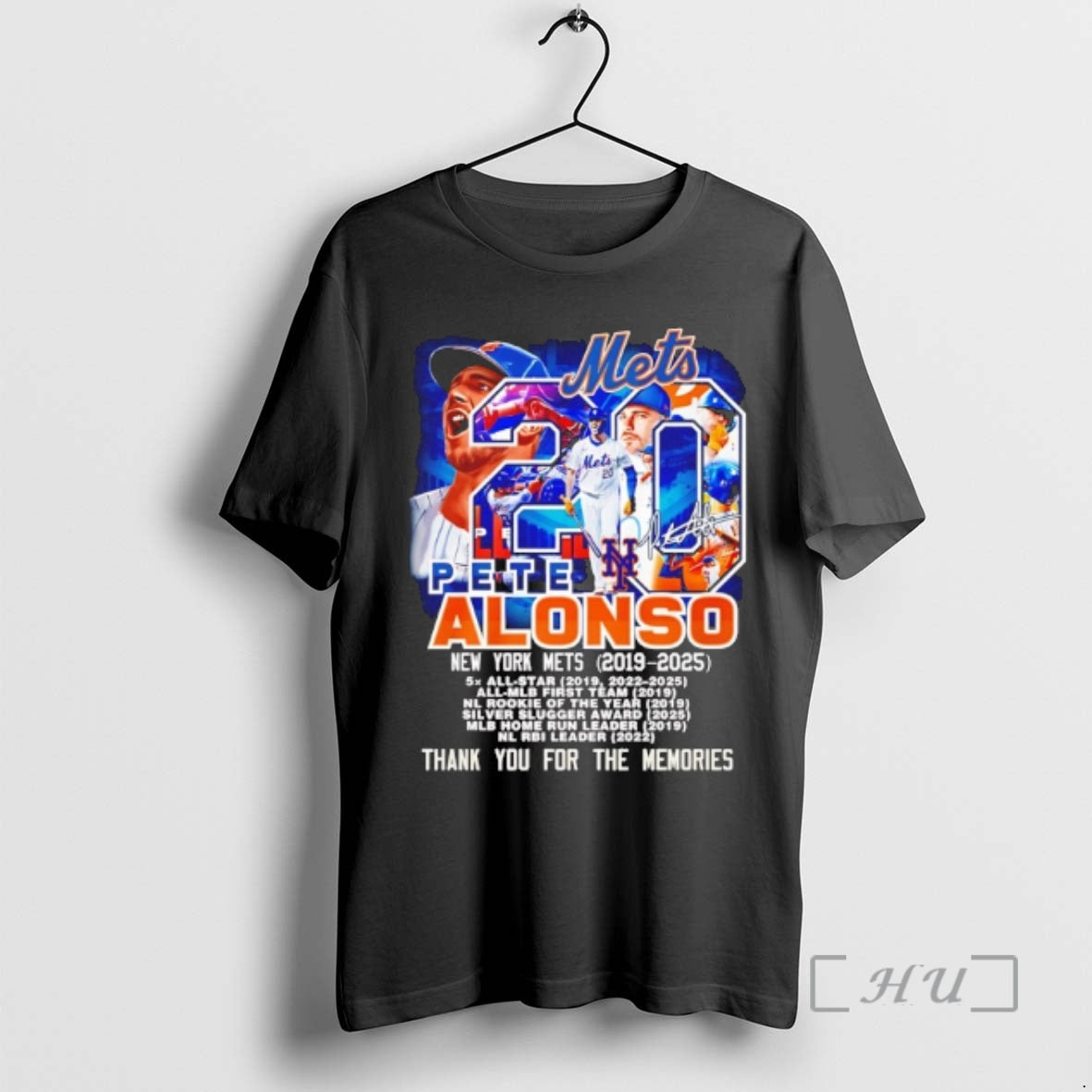 New Pete Alonso Ny Mets 2019 2025 Thank You For The Memories Premium T Shirts Hoodie, Sweatshirt | PopFlextees.com