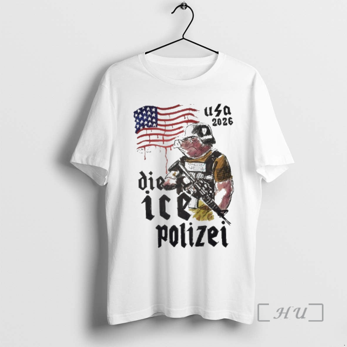 New Pig Ice The Trumps Gestapo Usa 2026 Die Ice Polizei Premium T Shirts Sweater Hoodie, Sweatshirt | PopFlextees.com