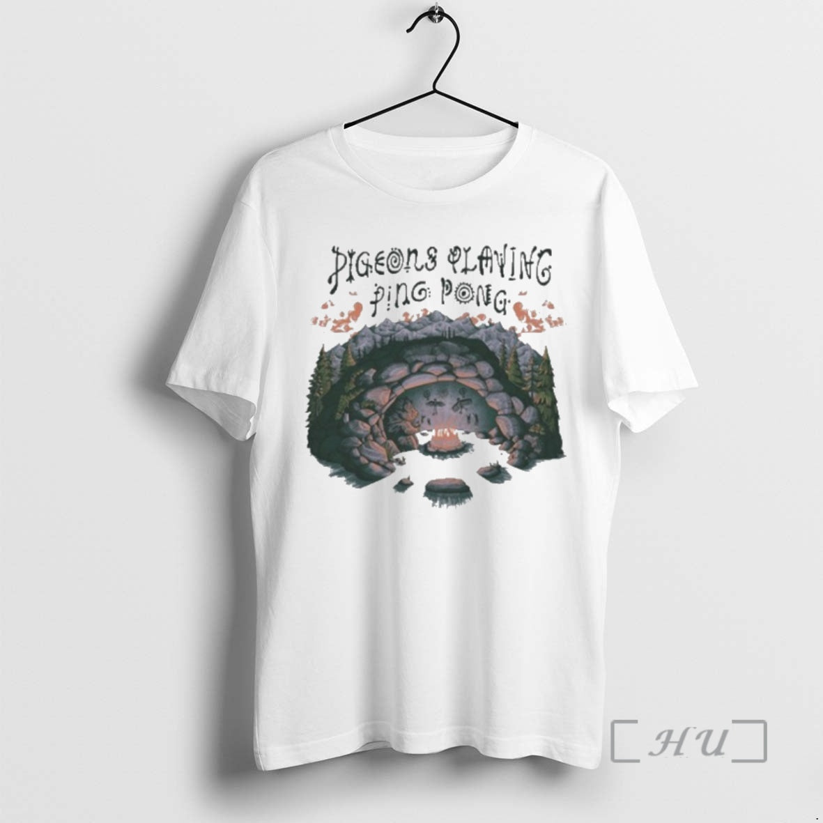 New Pigeons Playing Ping Pong X Nature Backs 2026 T-Shirts, Hoodie, Sweatshirt | PopFlextees.com