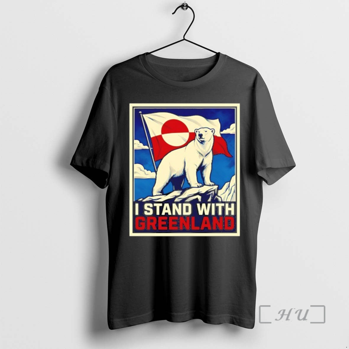 New Polar Bear I Stand With Greenland Hope T-Shirts, Hoodie, Sweatshirt | PopFlextees.com