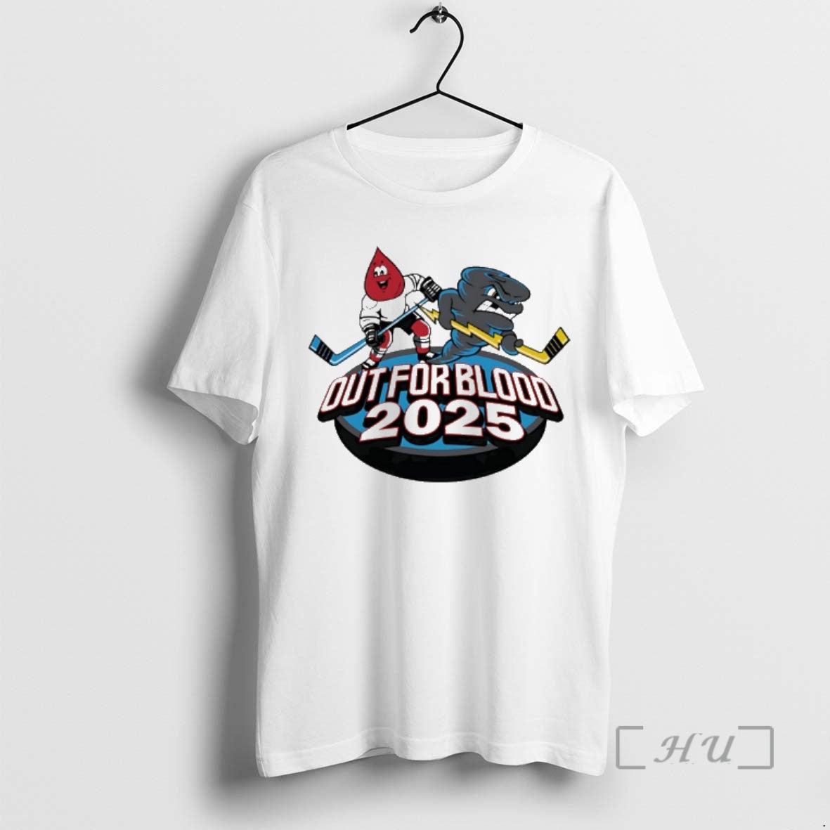 New Quad City Storm Hockey Out For Blood 2025 Mascot T-Shirts, Hoodie, Sweatshirt | PopFlextees.com