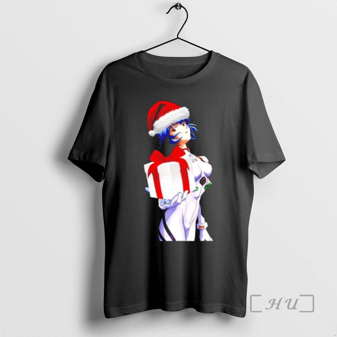 New Rei Ayanami Santa Christmas Gift T-Shirts, Hoodie, Sweatshirt | PopFlextees.com