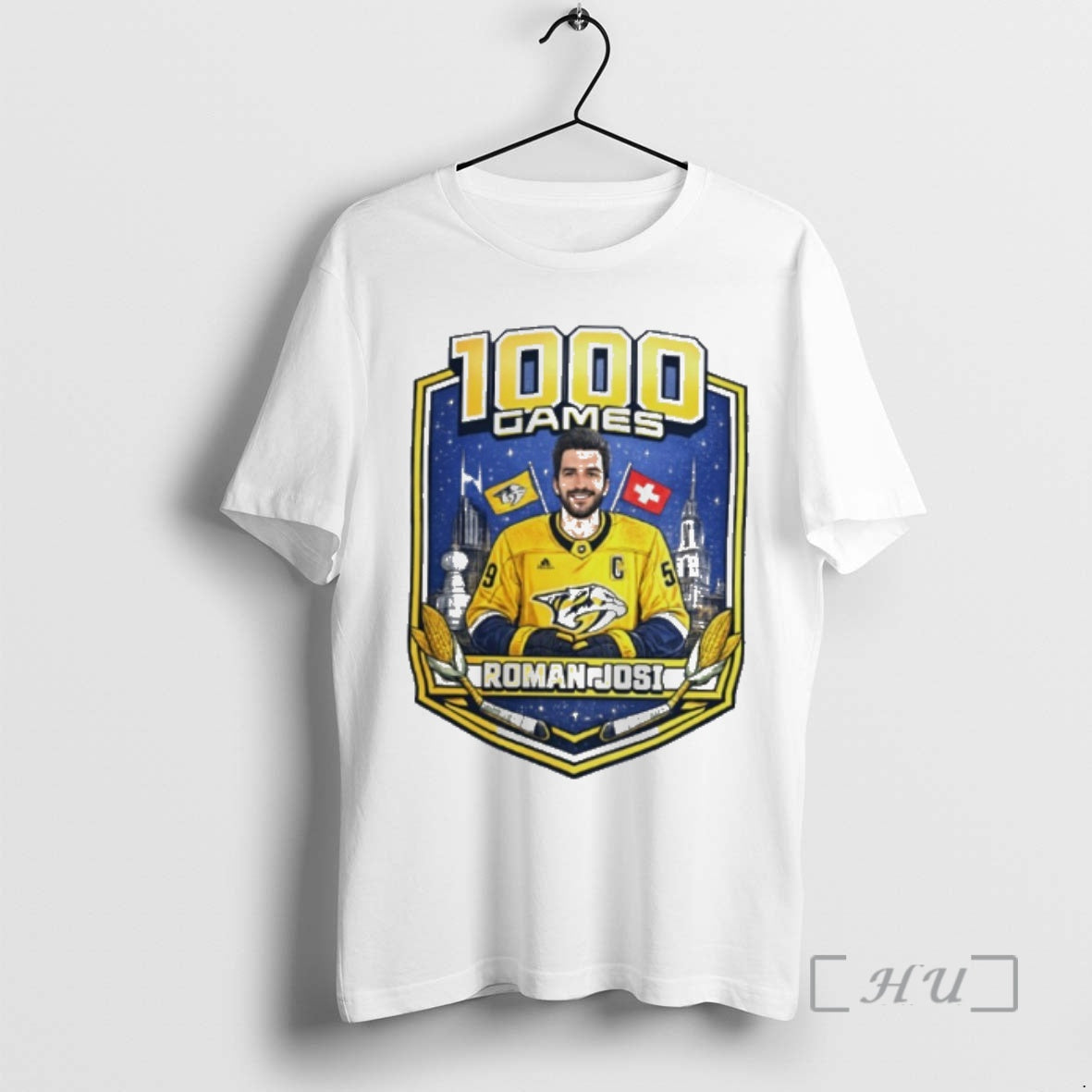 New Roman Josi Nhl Nashville Predators 1000 Games T-Shirts, Hoodie, Sweatshirt | PopFlextees.com