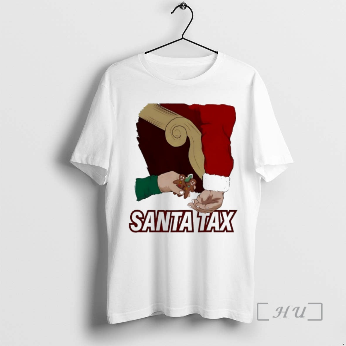 New Santa Tax Gingerbread Cookie T-Shirts, Hoodie, Sweatshirt | PopFlextees.com