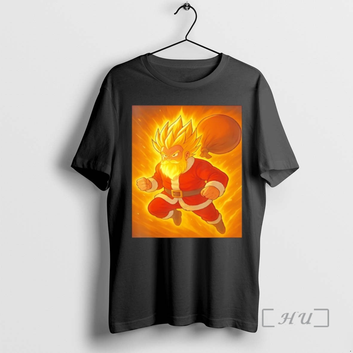 New Son Goku X Santa Super Powered Anime T-Shirts, Hoodie, Sweatshirt | PopFlextees.com