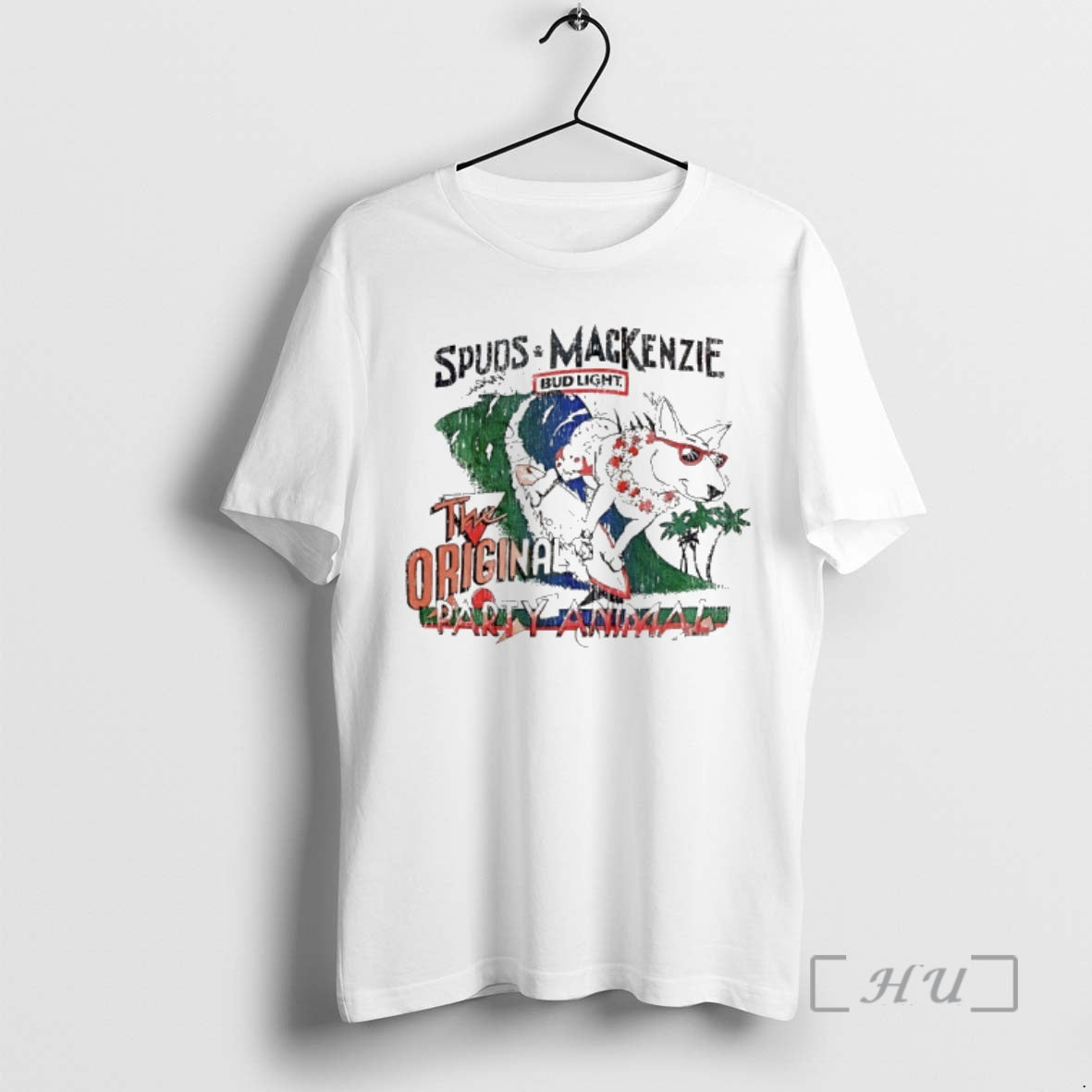 New Spuds Mackenzie Bud Light The Party Animal T-Shirts, Hoodie, Sweatshirt | PopFlextees.com