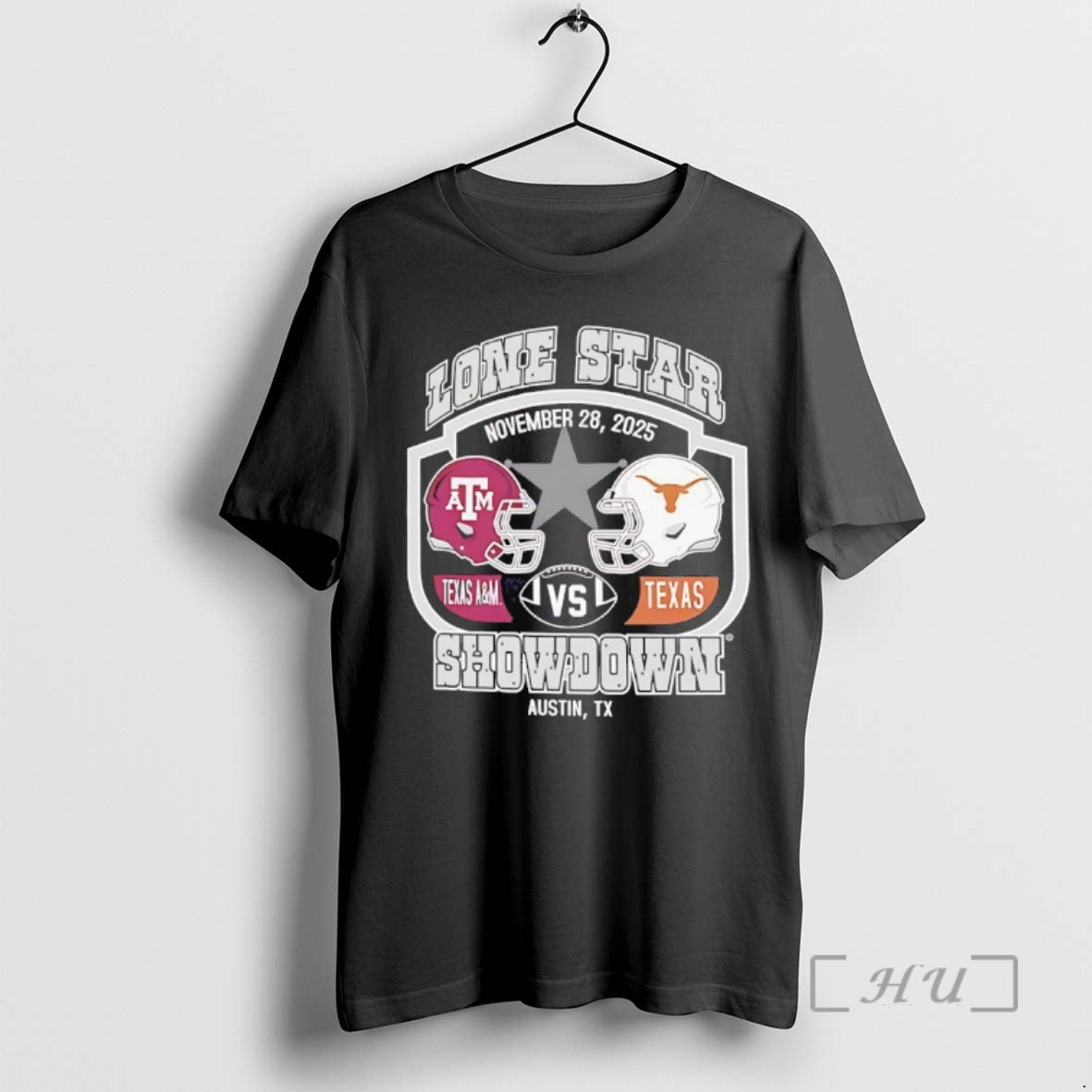 New Texas Am Vs Texas Longhorn 2025 Lone Star Showdown Helmet Premium T Shirts Sweater Hoodie, Sweatshirt | PopFlextees.com