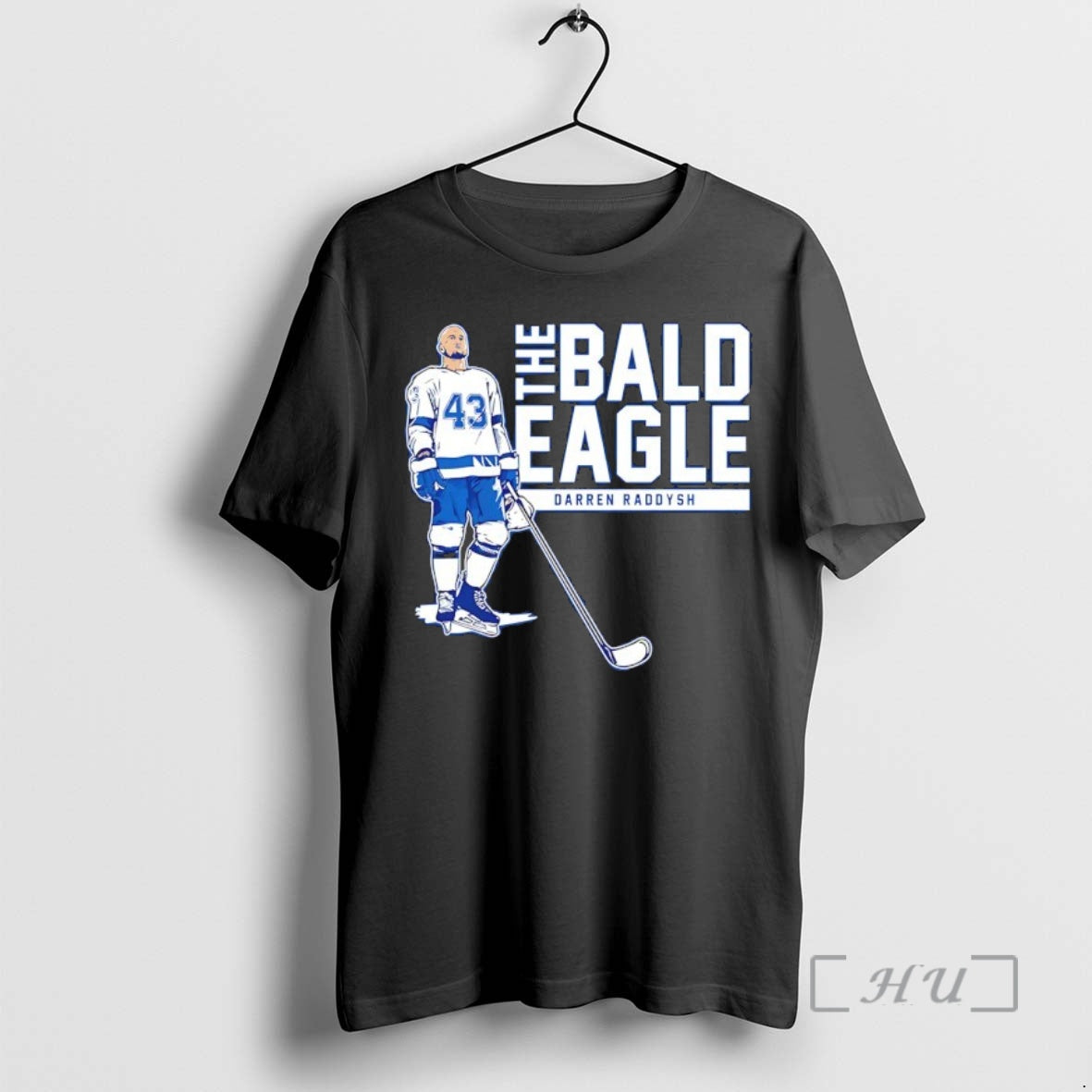 New The Bald Eagle Darren Raddysh Tampa Bay Lightning Hockey T-Shirts, Hoodie, Sweatshirt | PopFlextees.com