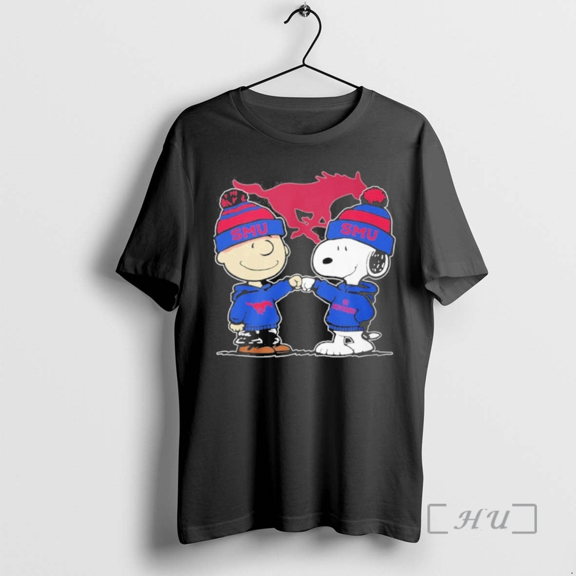 New The Peanuts Fist Bump X Smu Mustangs T-Shirts, Hoodie, Sweatshirt | PopFlextees.com
