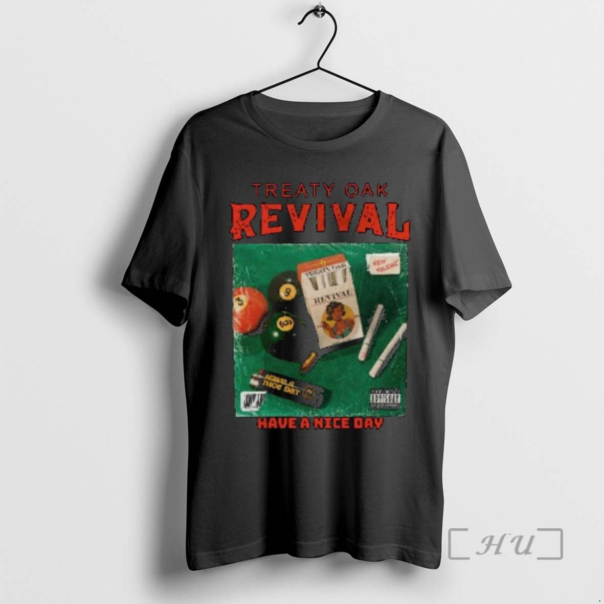New Treaty Oak Revival Have A Nice Day Circle Black T-Shirts, Hoodie, Sweatshirt | PopFlextees.com