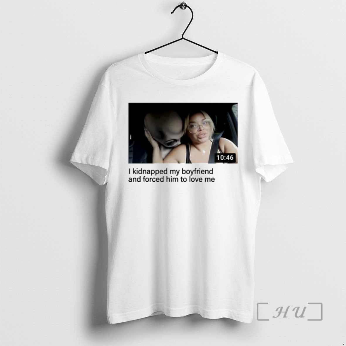 New Trisha I Kidnapped My Boyfriend And Forced Him To Love Me Premium T Shirts Hoodie, Sweatshirt | PopFlextees.com